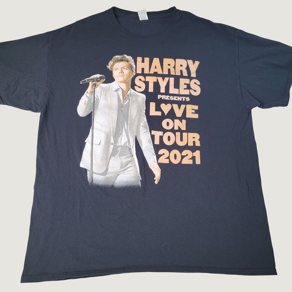 Harry Styles Love On Tour 2021 Concert T-Shirt Black XL Jenny Lewis Tour Dates